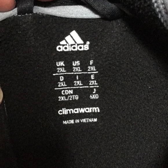 Adidas climawarm blue and black hoodie - Picture 4 of 7